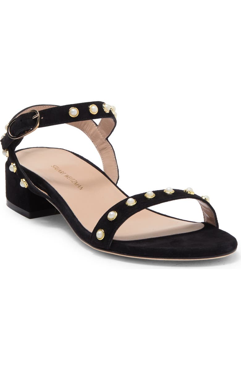 Stuart Weitzman Tibby 35 Pearl Sandal, Main, color,