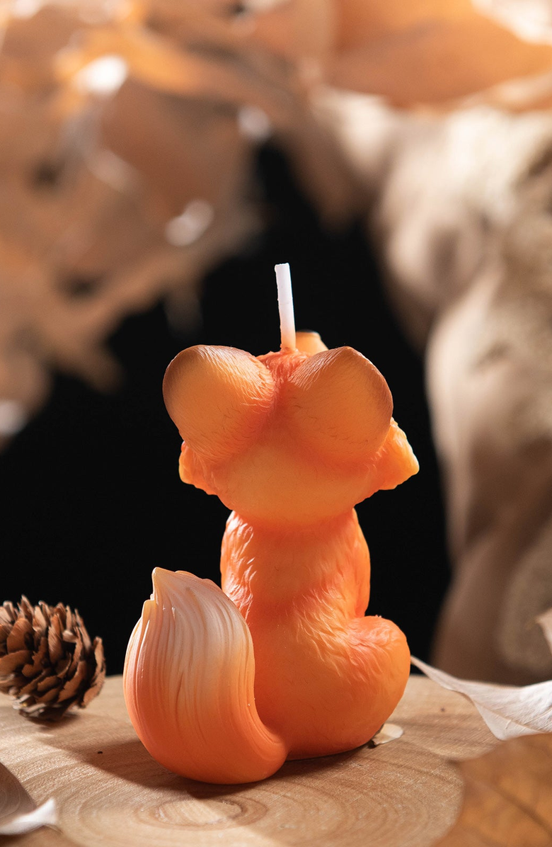 Southlake gifts Fox Candle, Alternate, color, Orange