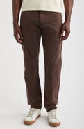AG Everett Slim Straight Leg Cotton & Linen Blend Jeans