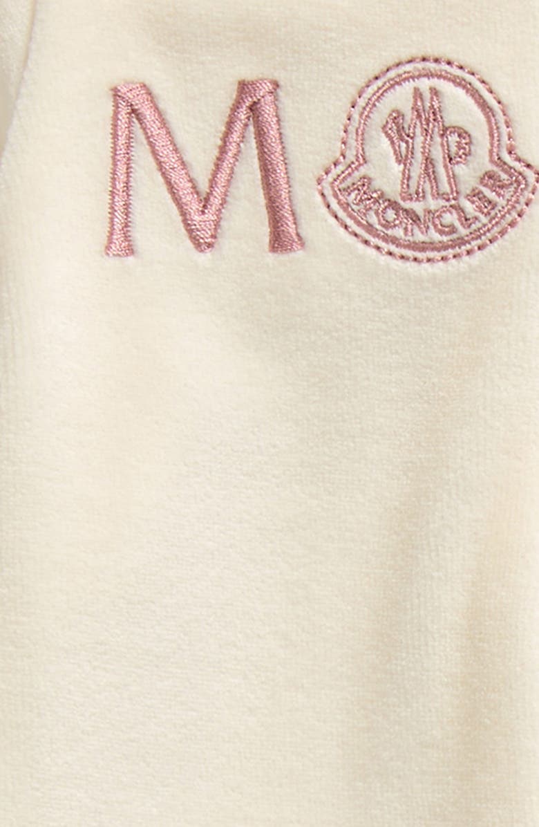 Moncler Kids' Velour Full Zip Graphic Hoodie & Sweatpants Set, Alternate, color, 