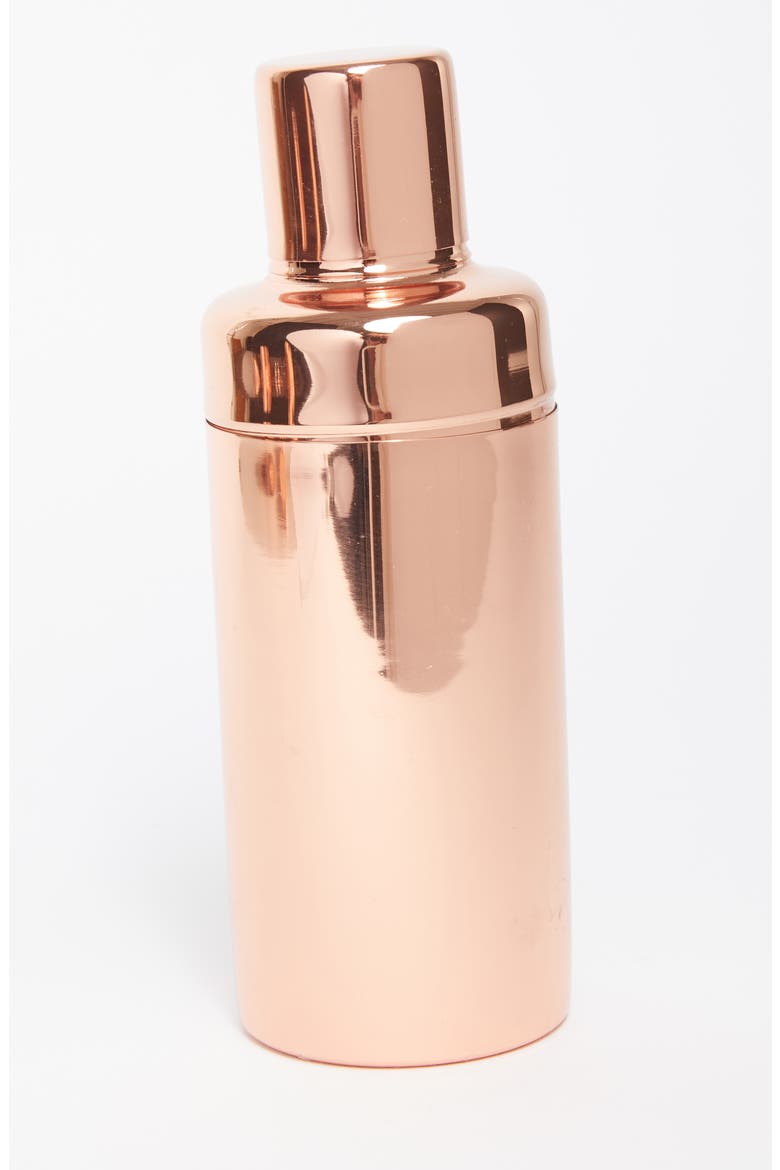 Copper Cocktail Shaker, Alternate, color, COPPER