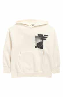 DENIM AND FLOWER Kids' Graphic Pullover Hoodie