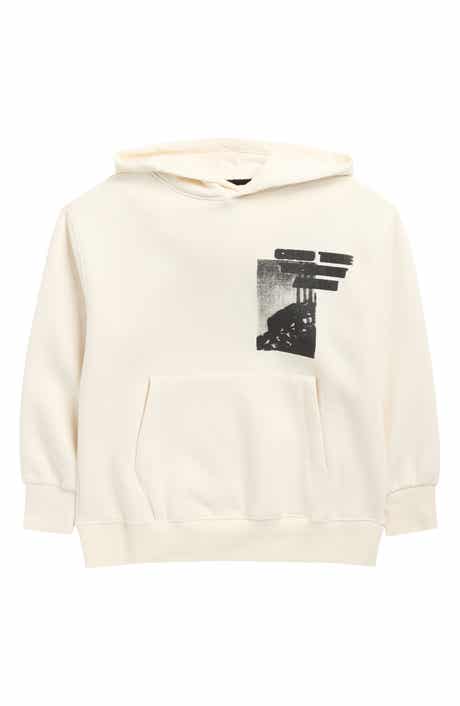 DENIM AND FLOWER Kids' Graphic Pullover Hoodie