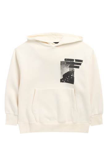 Denim And Flower Kids' Graphic Pullover Hoodie In Multi