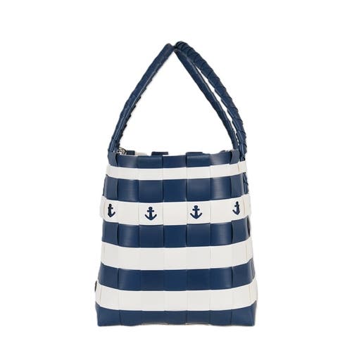 Handed By Paris Speciality Recycled Tote Bag In Anchor