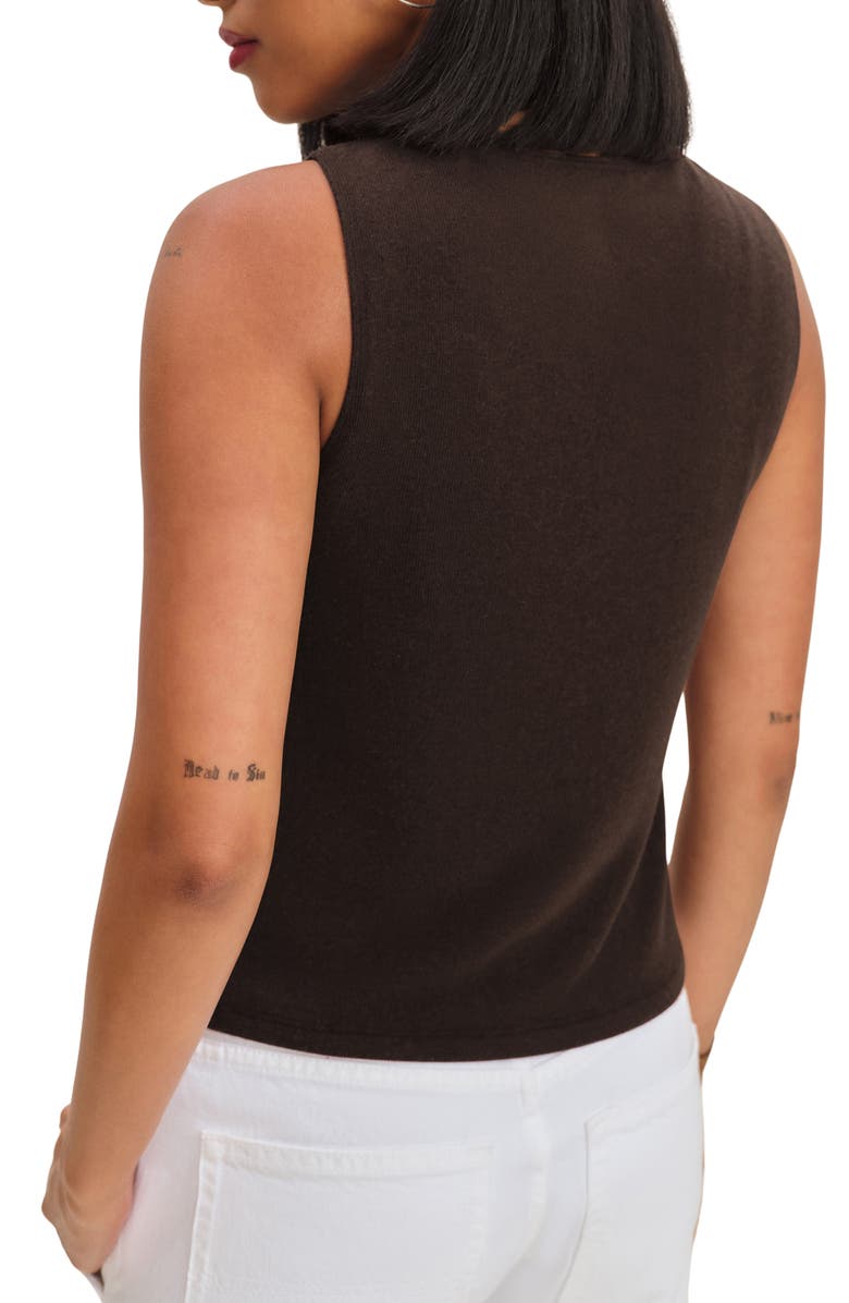 Reformation Pears Knit Tank, Alternate, color, Mole