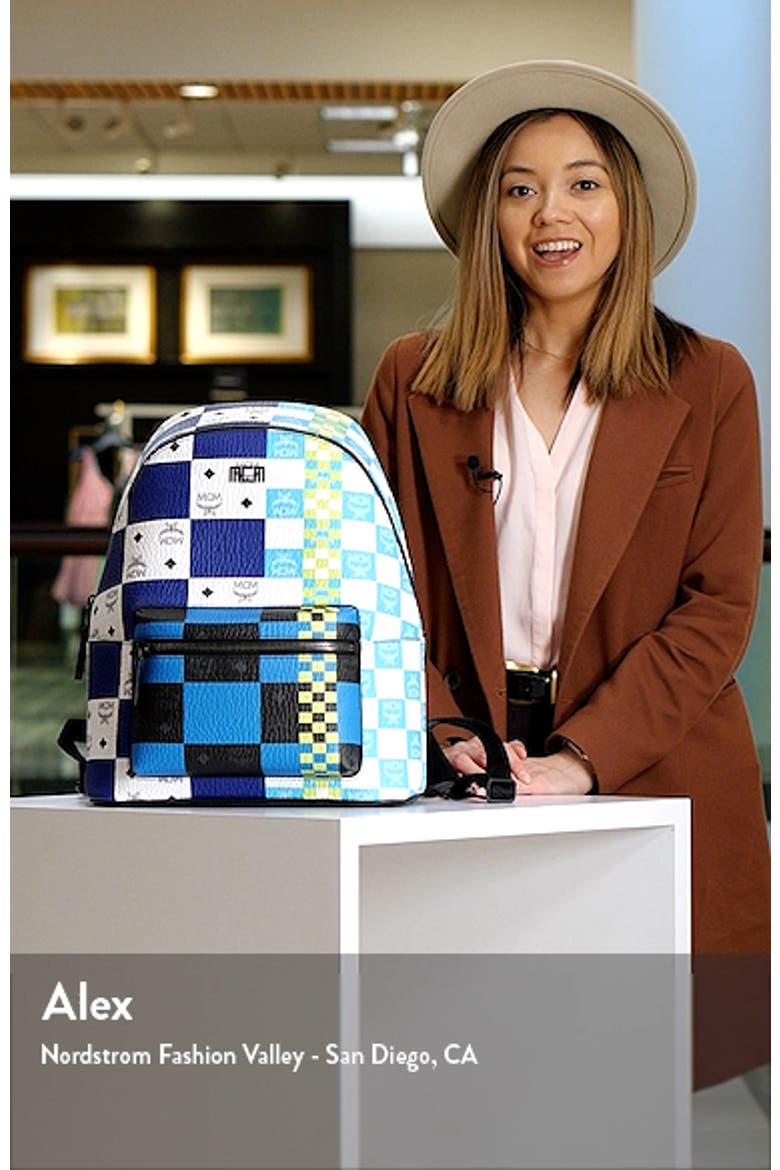 Medium Stark Visetos Coated Canvas Backpack video