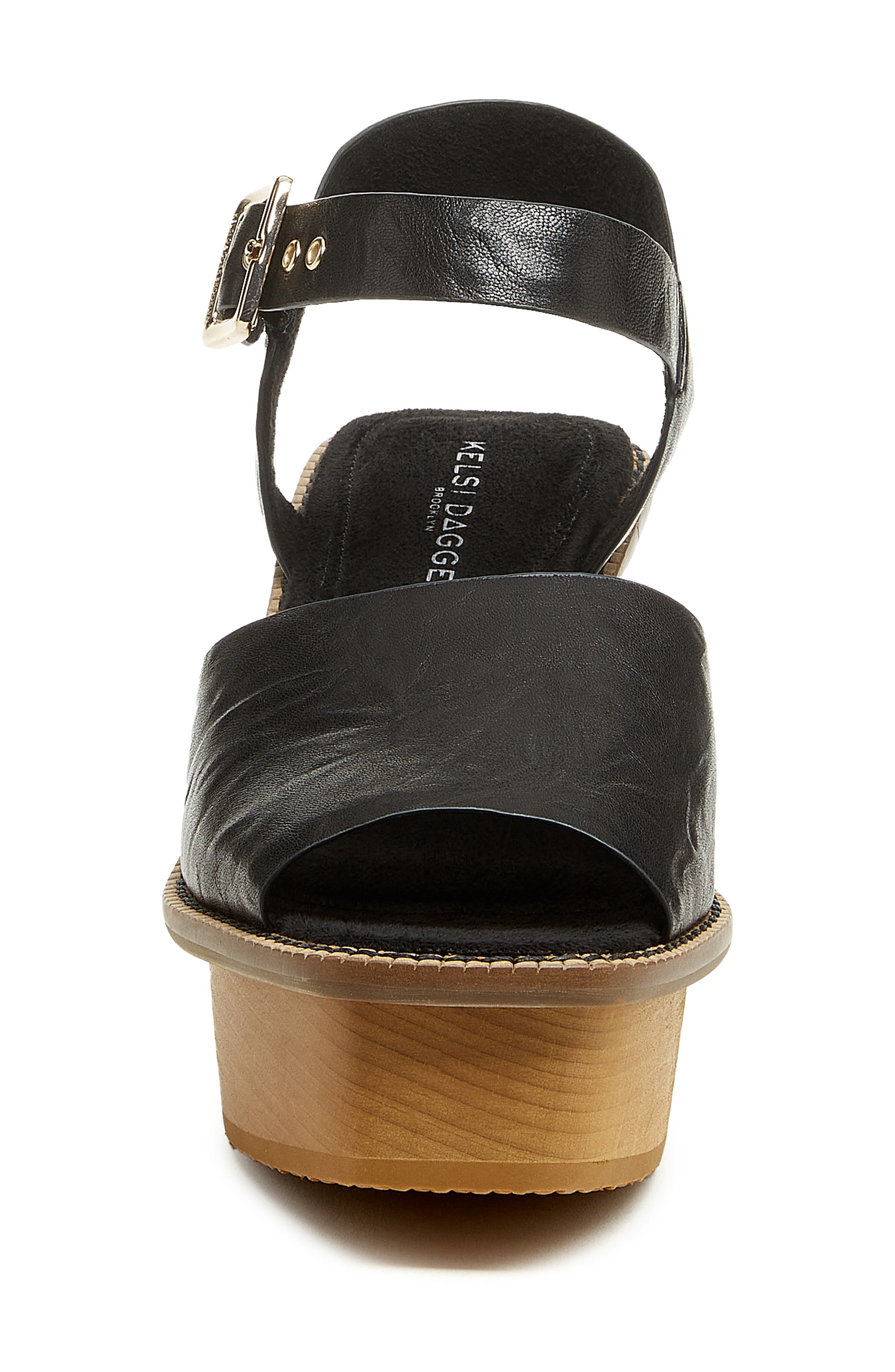 Kelsi Dagger Brooklyn Groove Platform Sandal, Alternate, color, Black