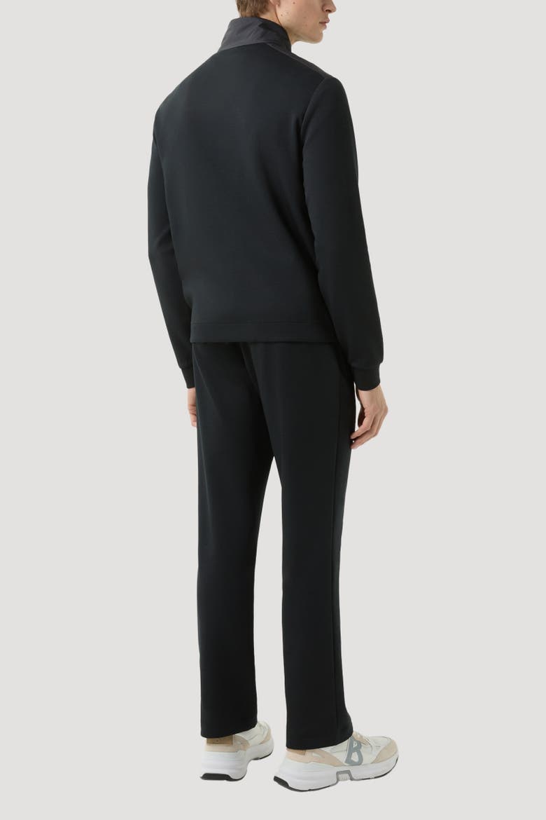 Rover Hybrid Jersey Jacket, Alternate, color, Black