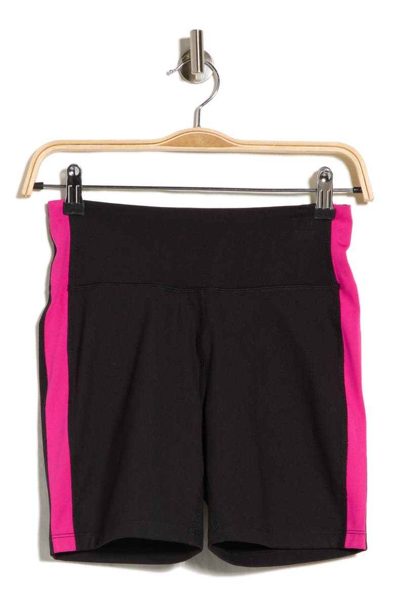 High Waist Performance Compression Bike Shorts, Alternate, color, BLACK/ FEST
