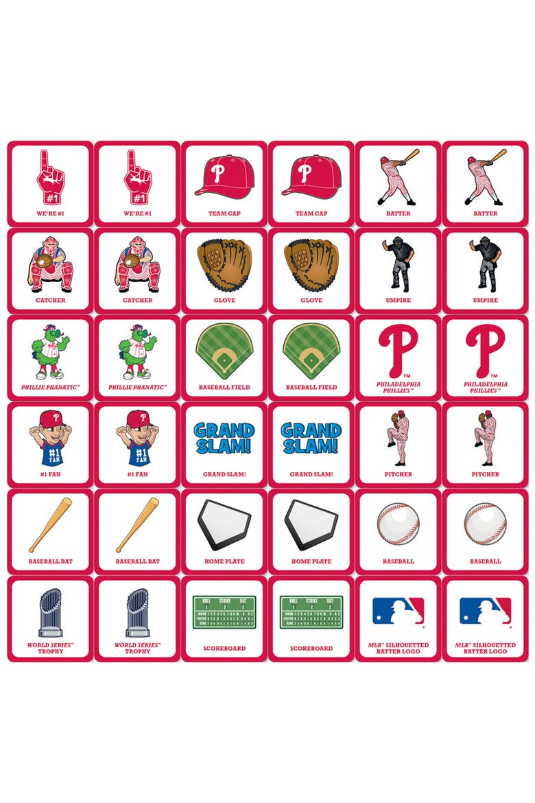 Philadelphia Phillies Matching Game, Alternate, color, Multicolor