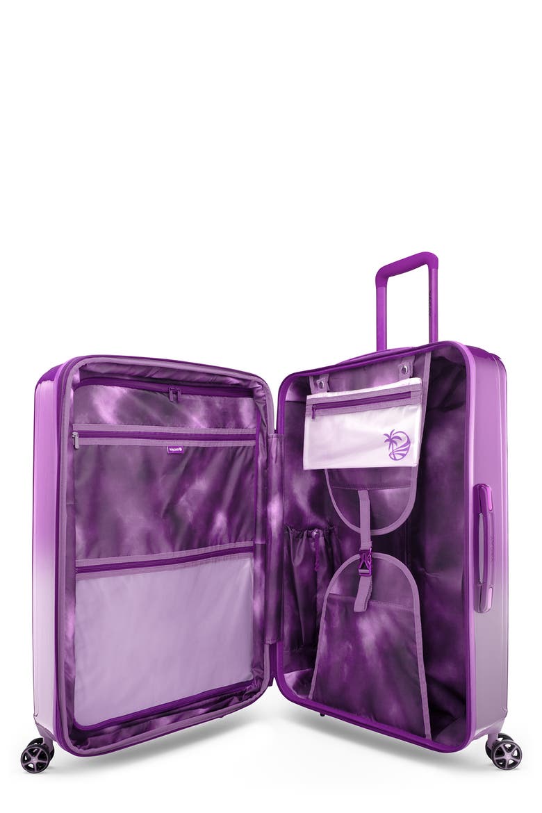 Link Ombré Hardside 28-Inch Spinner, Alternate, color, PURPLE/ LIGHT PURPLE
