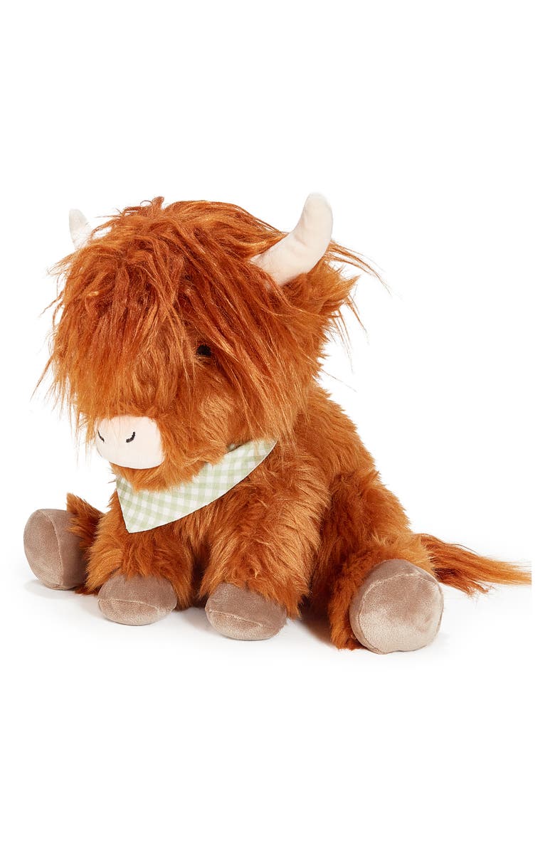 Bunnies by the Bay Hamish the Highland Cow Stuffed Animal, Alternate, color, Brown