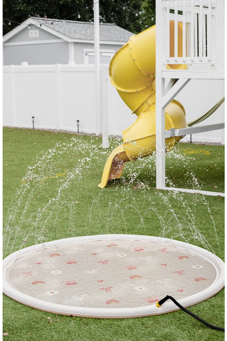 Sprinkler Splash Pad, Alternate, color, Bows & Bloom