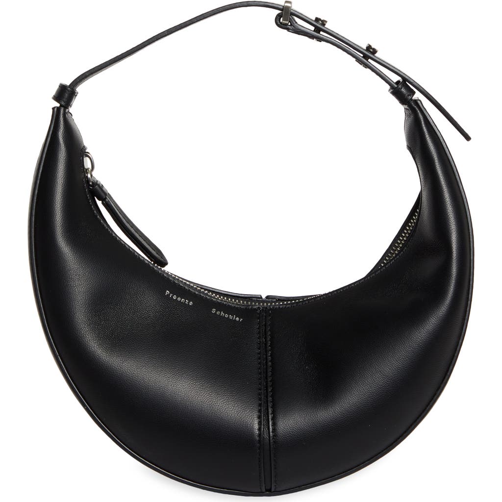 Proenza Schouler Slide Mini Paneled Leather Shoulder Bag In Black