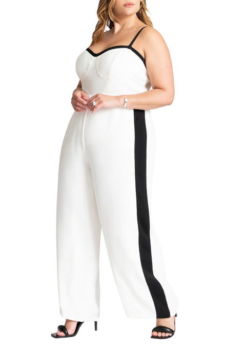 Jumpsuit W Contrast Details (Plus Available)