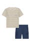 Kids' Stripe Knit T-Shirt & Woven Shorts Set