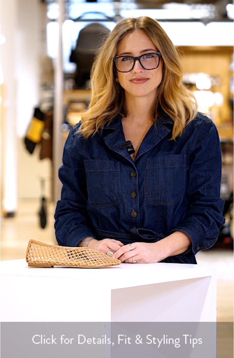 Jazlyn Pointed Toe Flat, sales video thumbnail