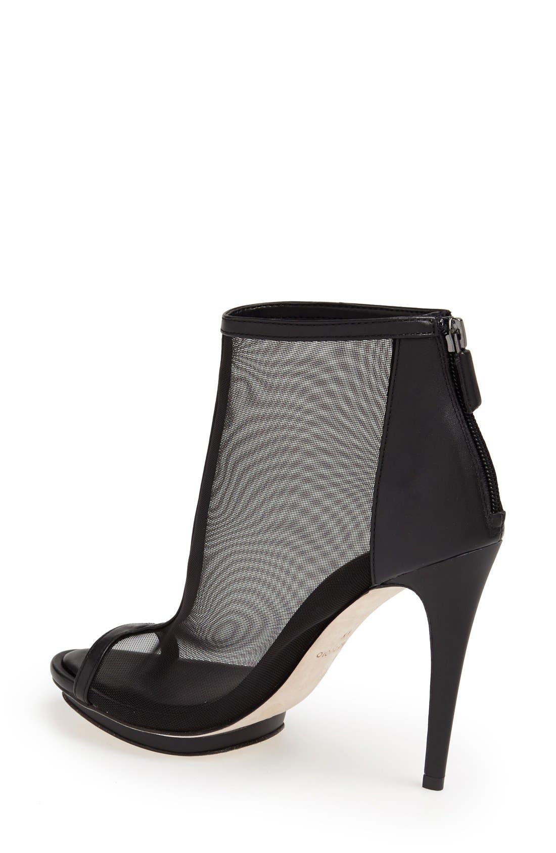 'Gamma' Bootie, Alternate, color, BLACK MESH
