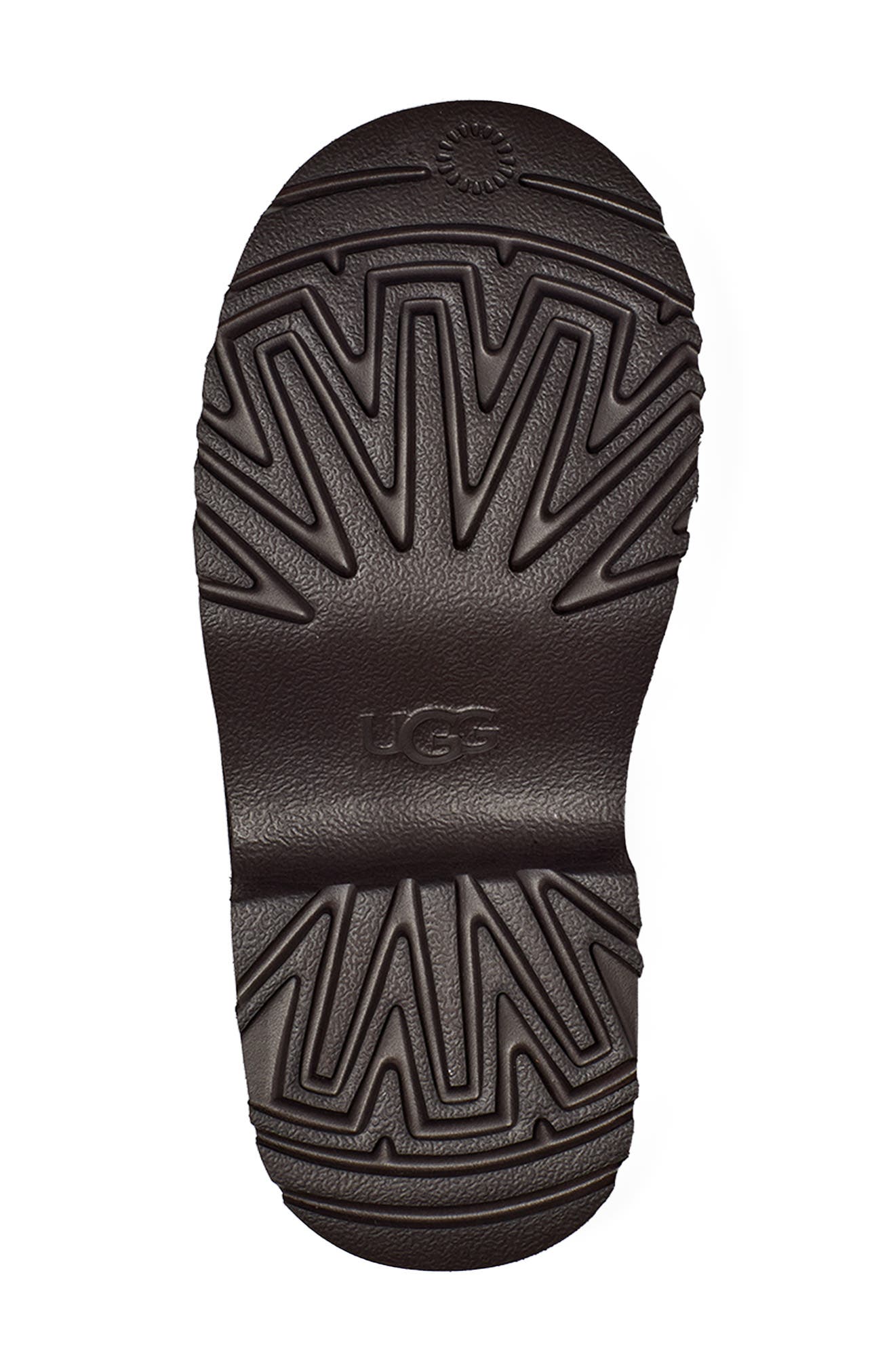 UGG<sup>®</sup> Kids' Classic Ultra Mini New Heights Platform Boot, Alternate, color, Black