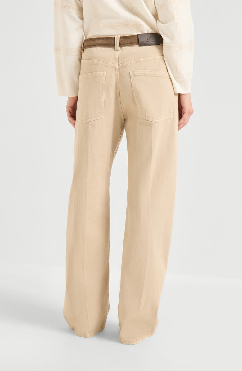 Brunello Cucinelli Five-pocket trousers, Alternate, color, Biscuit