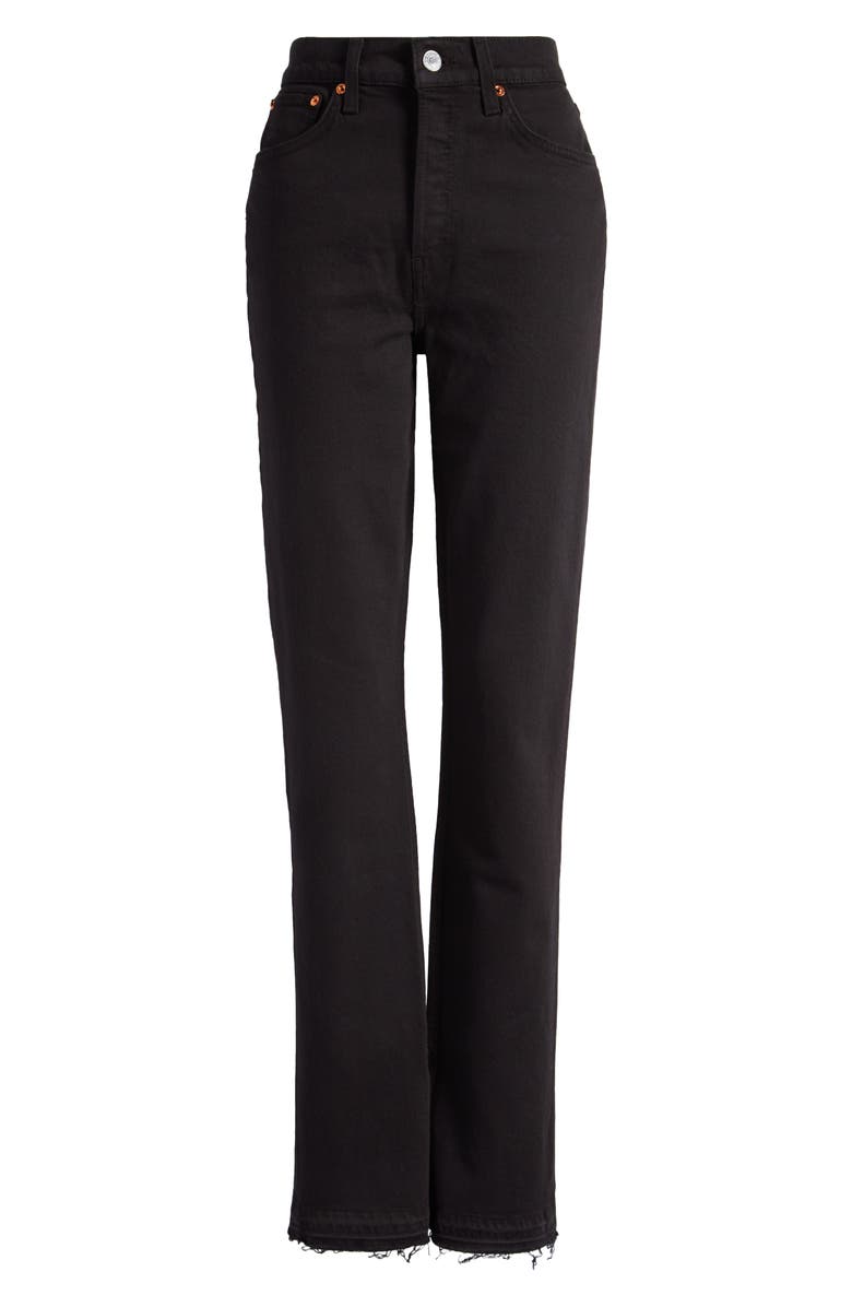 Re/Done '70s High Waist Skinny Bootcut Jeans, Alternate, color, 