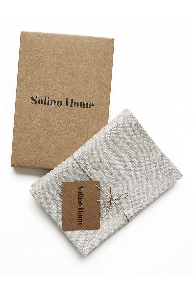 Solino Home Linen Kitchen Towels - Kitchen Linen, Alternate, color, Light Natural