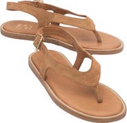 Forever & Always Shoes Belinda Leather Thong Sandals