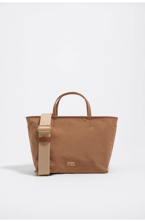 Medium Gabardine Shopper Bag