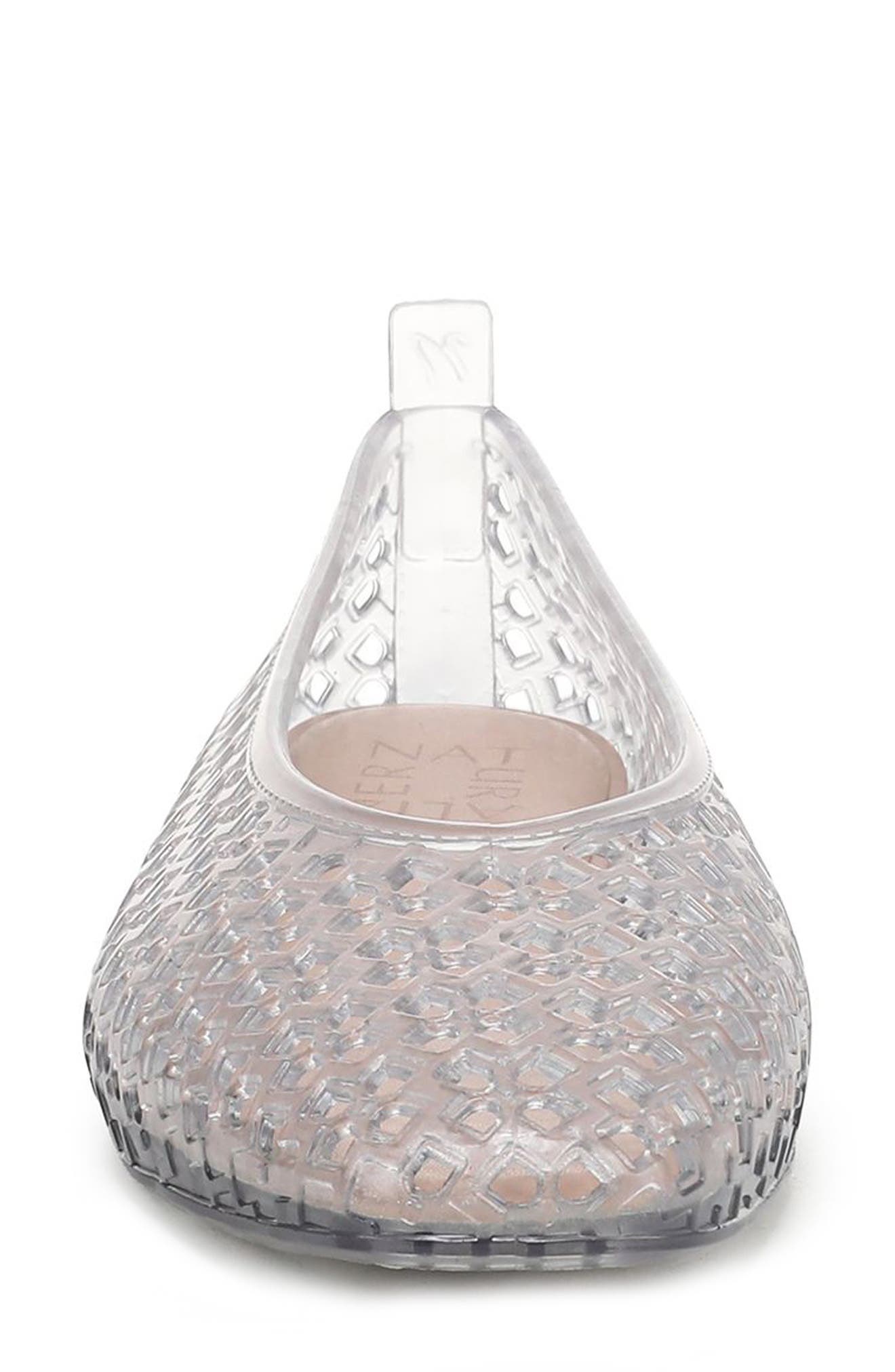 Carla Jelly Flat, Alternate, color, CLEAR