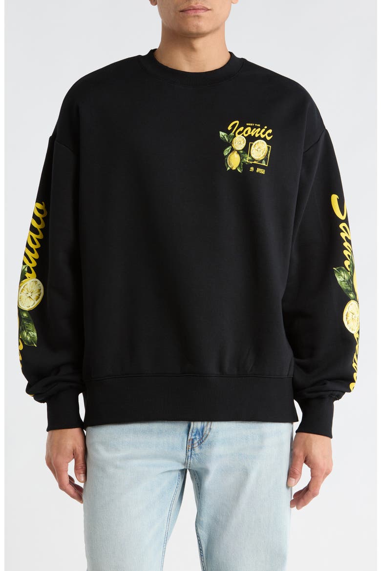 Jett Lawrence Edition Iconic Fleece Sweatshirt, Main, color, BLACK