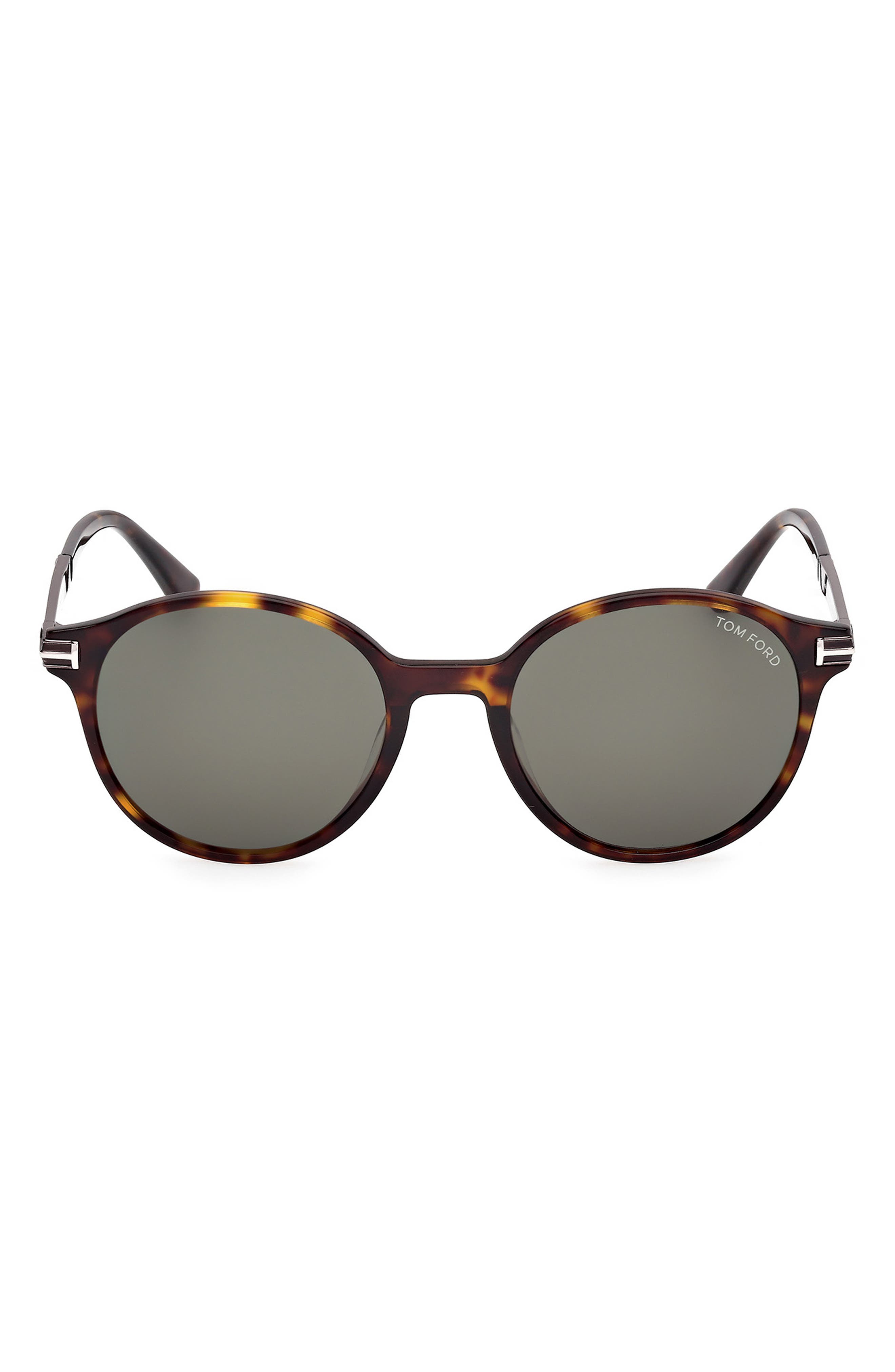 TOM FORD 52mm Round Sunglasses
