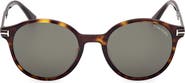 TOM FORD 52mm Round Sunglasses