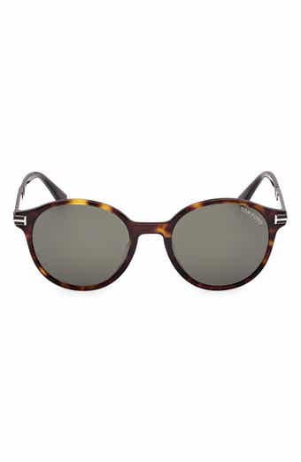 TOM FORD 52mm Round Sunglasses