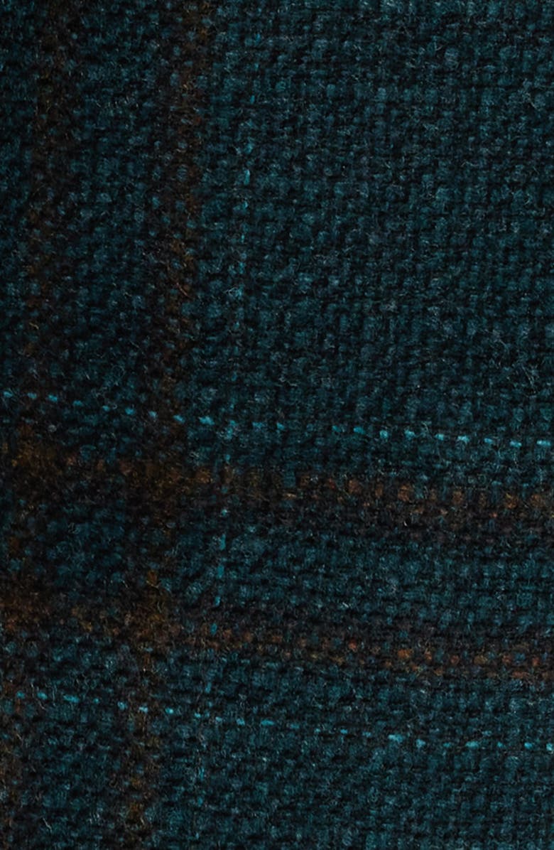 Jack Victor Midland Contemporary Fit Plaid Slub Wool Sport Coat, Alternate, color, Blue