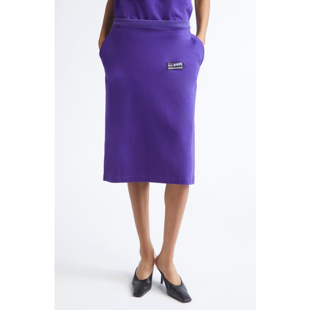 Julie Kegels Johanna J.k. Finance Label Jersey Pencil Skirt In Animal Print