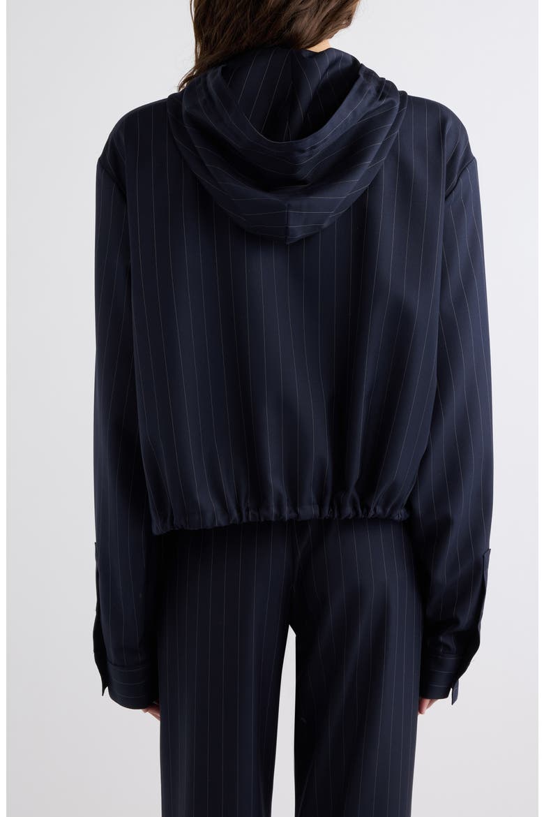 Sip Pinstriped Wool Jacket, Alternate, color, NAVY BLUE