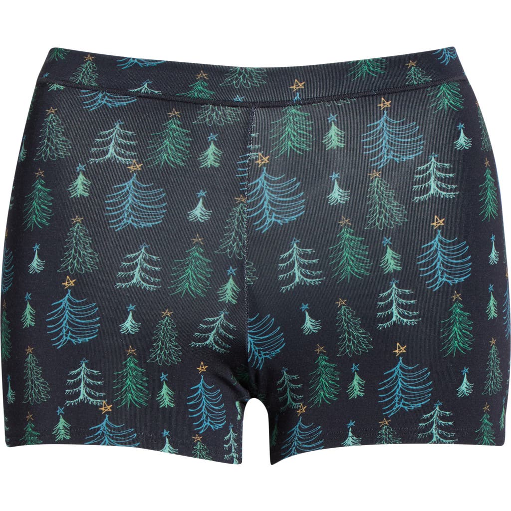Meundies Feelfree Boyshorts In Blue
