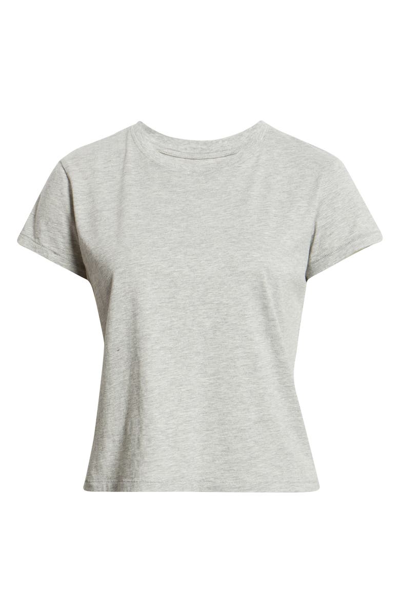 FRAME The Supima<sup>®</sup> Cotton Baby Tee, Alternate, color, Heather Grey