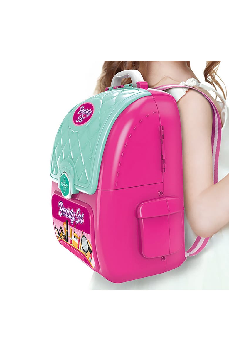 Kid Galaxy On The Go Backpack Pretend Play Vanity, Alternate, color, Pink