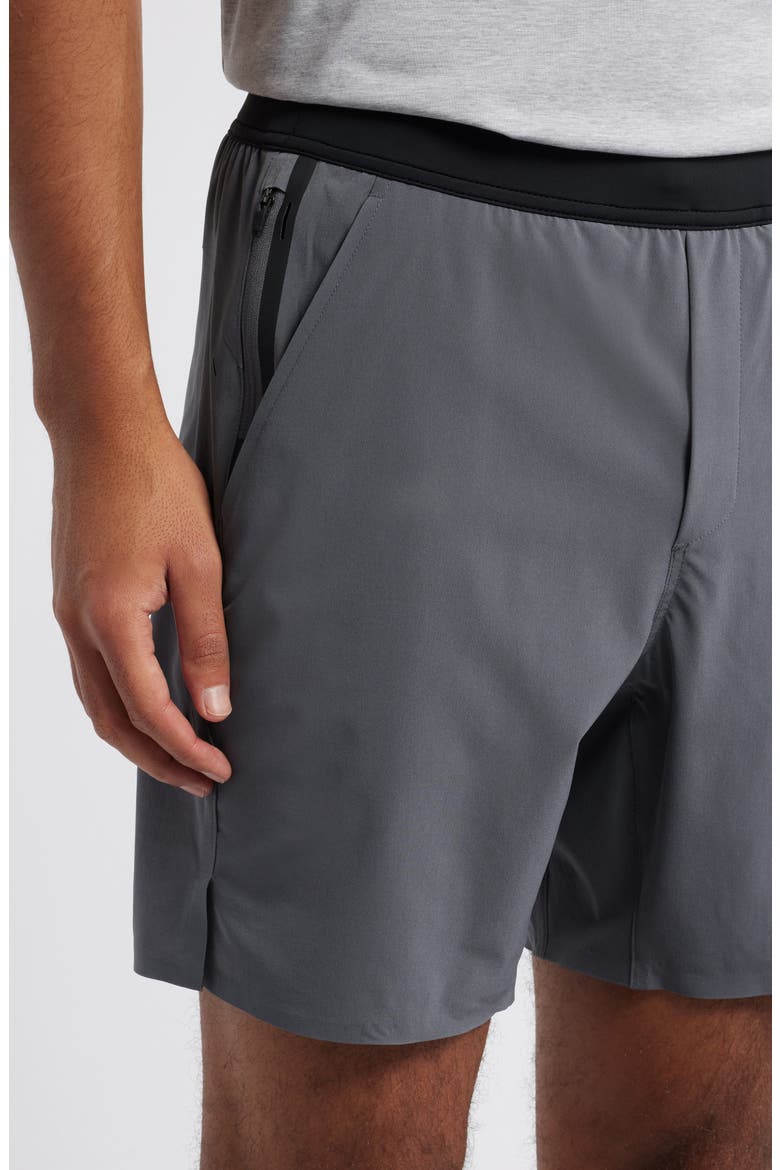 Interval Lined 7-Inch Training Shorts, Alternate, color, IRON
