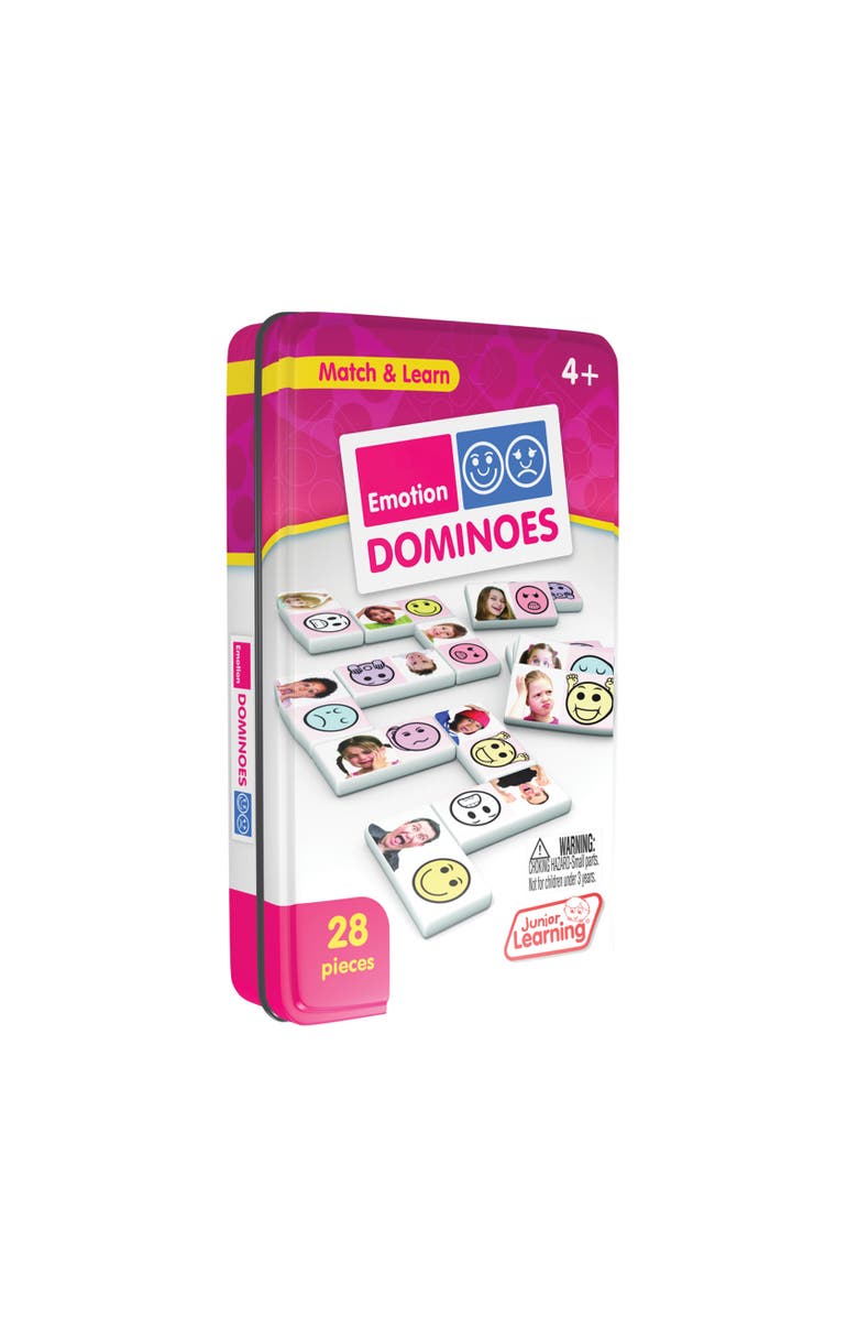 Junior Learning Emotion Dominoes, Alternate, color, Multicolored