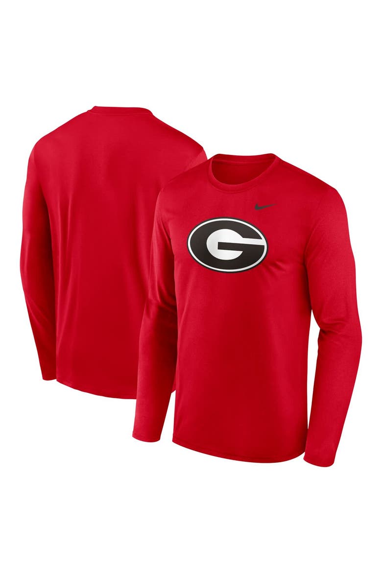 Men's Nike Red Georgia Bulldogs Primetime Primary Legend Long Sleeve T-Shirt, Alternate, color, Red
