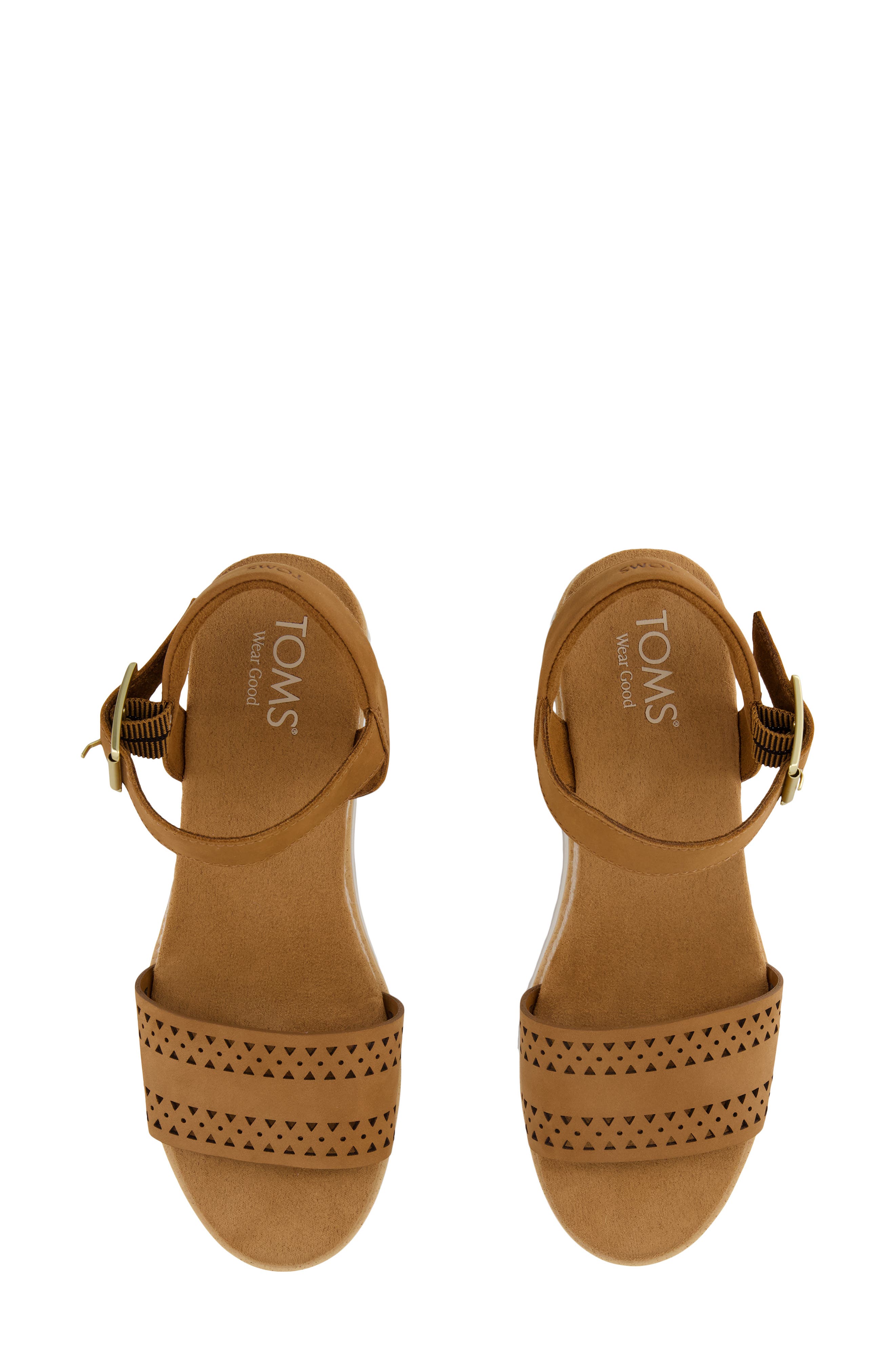 Diana Platform Wedge Sandal, Alternate, color, MEDIUM BROWN