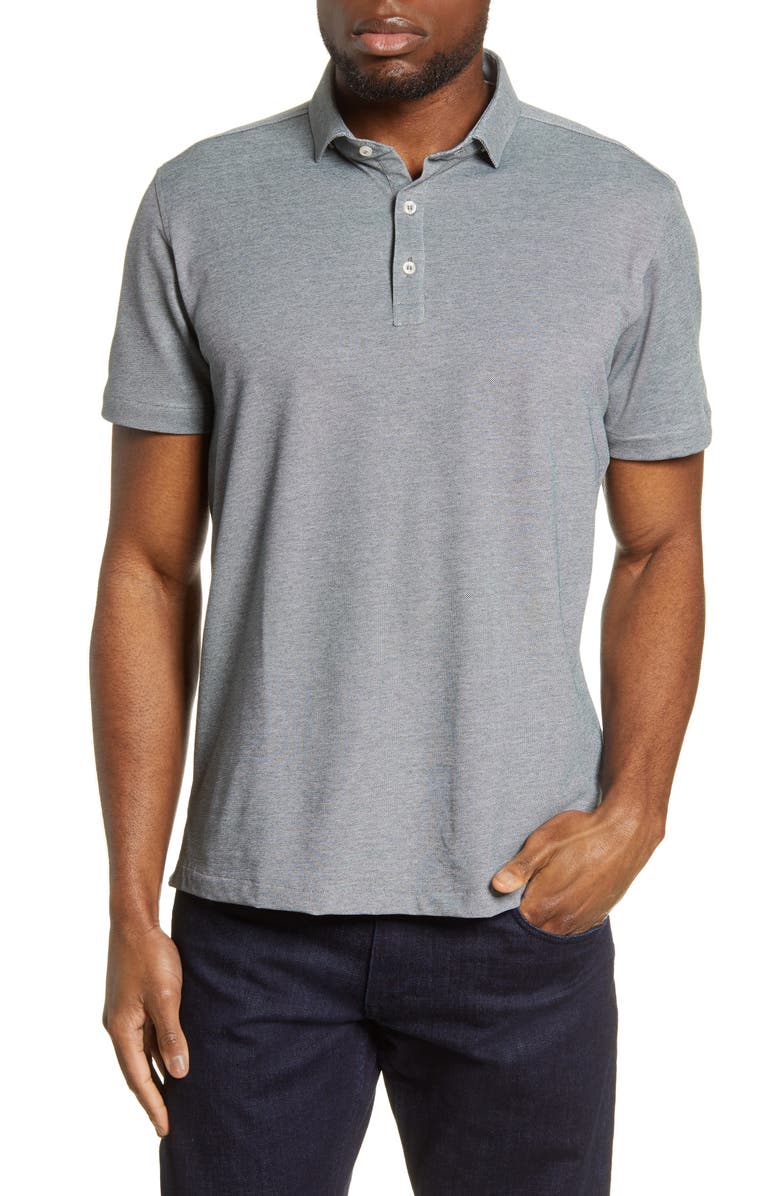 Stone Rose Tech Piqué Performance Polo, Main, color, 