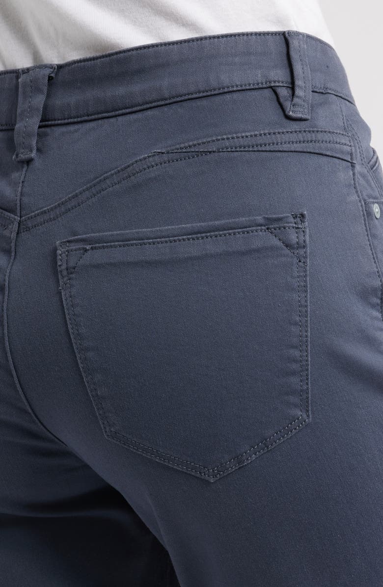 Wit & Wisdom High Waist Straight Leg Stretch Twill Pants, Alternate, color, Shadow