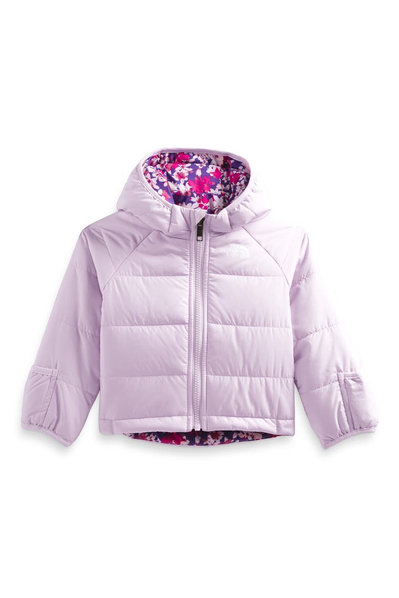 Kids' Perrito Reversible Water Repellent Hooded Jacket, Main, color, LAVENDER FOG