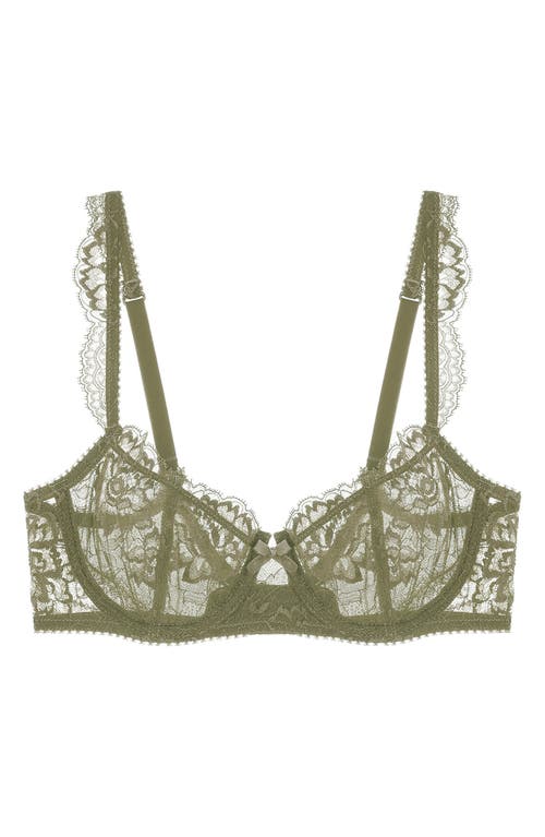 Journelle Isabel Lace Underwire Balconette Bra In Picholine