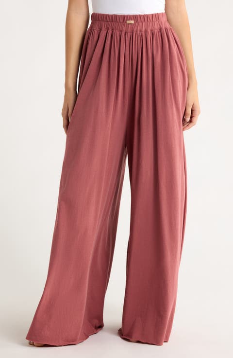 Organic Pima Wide Leg Lounge Pants