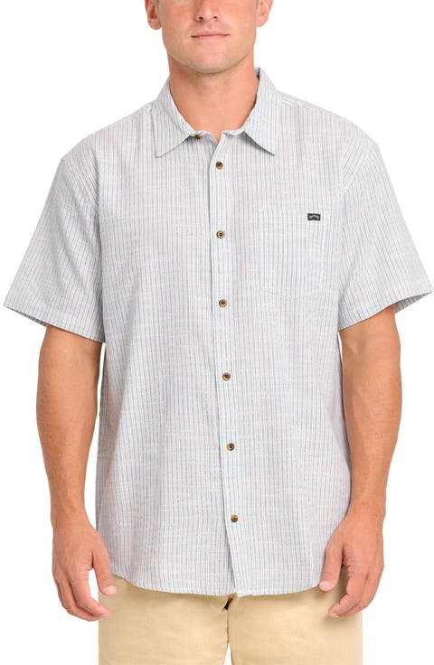 All Day Stripe Short Sleeve Shirt